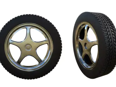 car tyre    3D model
