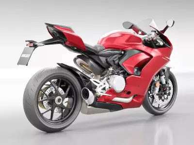 DUCATI PANIGALE V2 2021 Low-poly 3D model