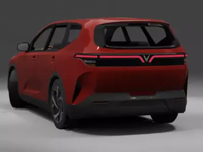 2025 Vinfast Limo Green Limogreen  Low-poly 3D model