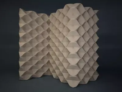 04 PARAMETIC PATTERN Low-poly 3D model