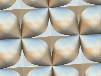 3D WALLPANEL 600MM x 600MM 3D model