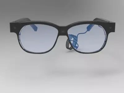 AR glasses 3D model