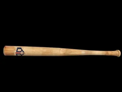 Baseball bat Free low-poly 3D model order