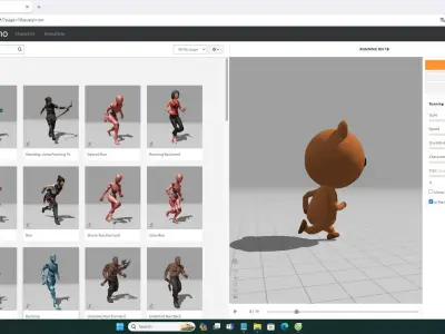Stylized Bear Animated v001 Low-poly 3D model