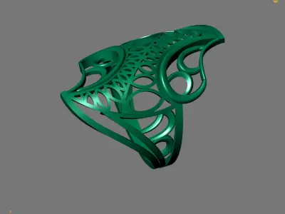 Women Plain Ring Ready STL Models Womens Ring 3d models 3D print model 24