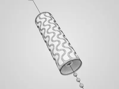 Hanging Decorative Lamp 06 3D model
