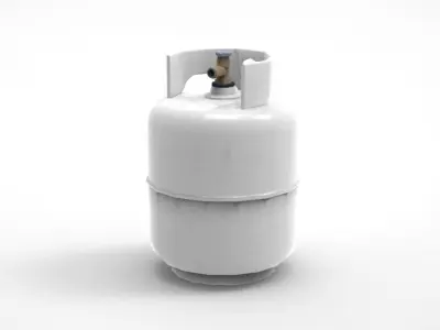 Gas Propane Tank Container Collection Low-poly 3D model