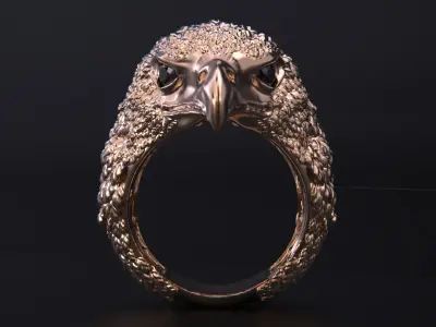 Eagle ring 3D print model