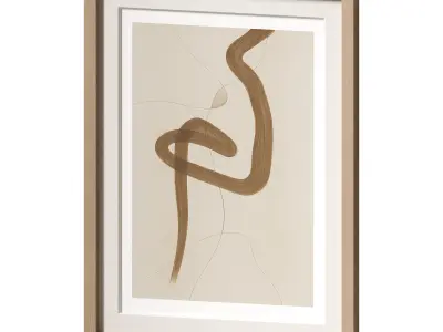 Wall Art Painting 003 3D model