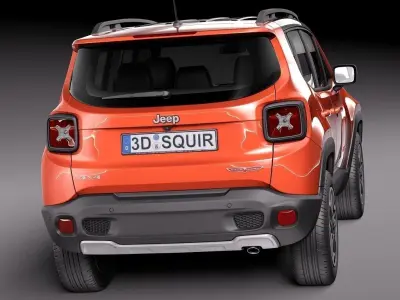 Jeep Renegade 2015 3D model