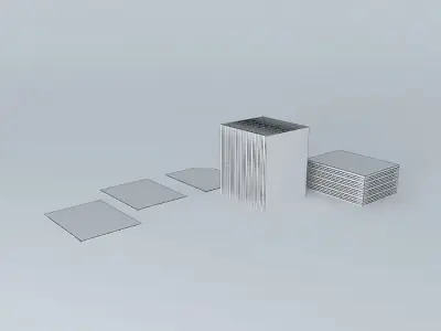 Magazines cube 3D model