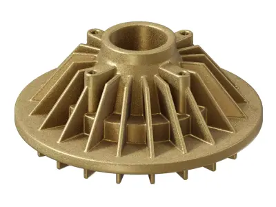 Brass Engine Cooling Fan Clutch 3D model