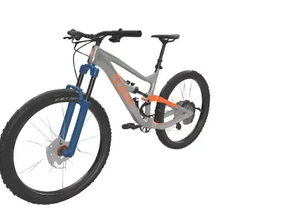 Cycling Mountain Bike 3D Model 3D model
