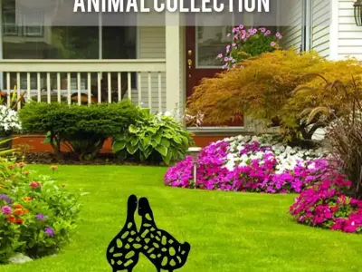 Wonderful Artificial Duck Home and Garden Outdoor Lawn Decor 3D model 2