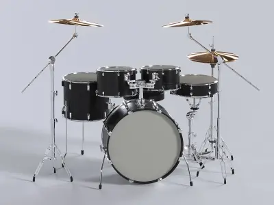 Drum kit 3D model 3D model