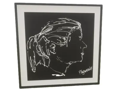 Picture Frame - Tahnee Low-poly 3D model