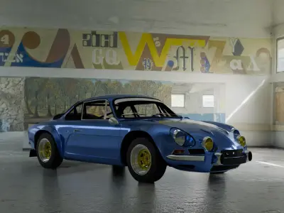 alphine renault 3D model
