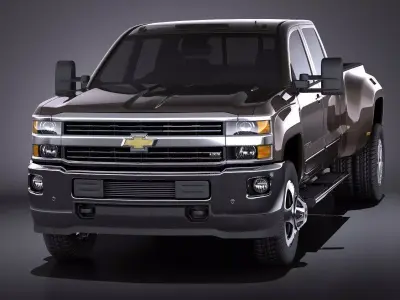 Chevrolet Silverado HD 2015 VRAY 3D model