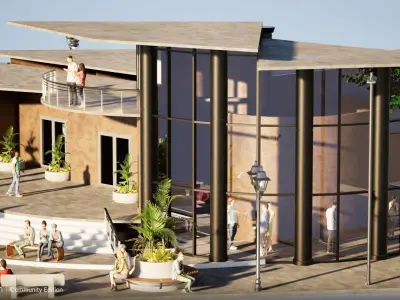 Exterior Museum 3D model