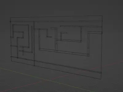 Weird Wall  Free 3D model