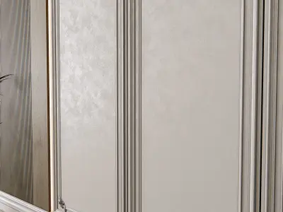 Decorative Wall Panel 3D wall panel 3d panel Backdrop 4 3D model