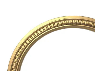 carved frame 3D model 37