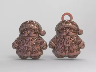 sanda cookie christmas decor  3D print model