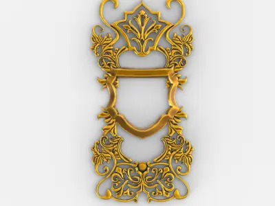 Set Heraldry Pattern 1 3D print model