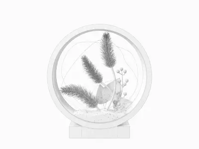 Frame Decor LED 3D model