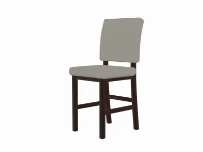 Fabric Chair Low-poly 3D model