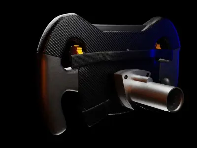 F1 Steering Wheel Concept 3D model