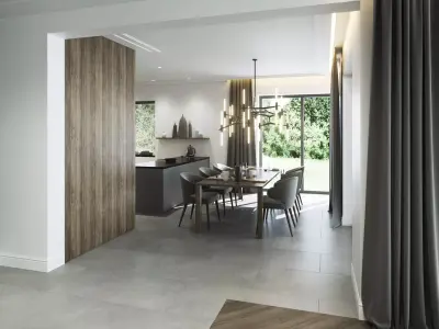 Interior - Modern Living Room-Cinema 4D and Octane Render Low-poly 3D model