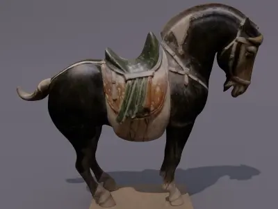 Horse Statuette I 3D model