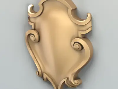 Cartouche 008 3D model