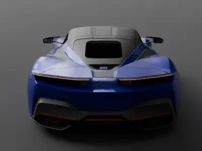 2020 Automobil Pininfarina Battista 3D model