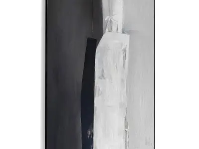 Plaster Two Photo Frame 520 Low-poly 3D model