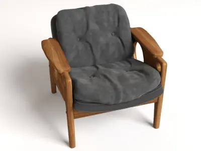 Poltrona Tete -Sergio Rodrigues 3D model