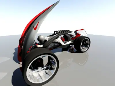 Prototype Nikecar Polyphonie 3D model