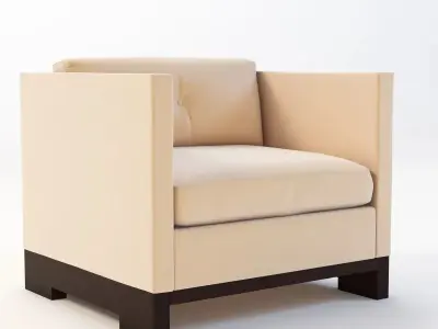 Bolier Domicile Lounge Chair 62022 3D model