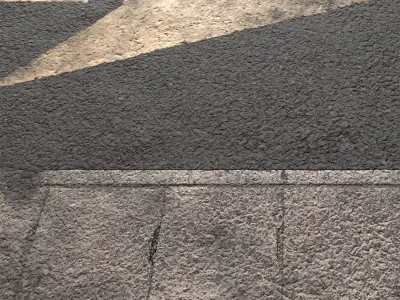 asphalt 30 png pbr seamless 4k 3D model