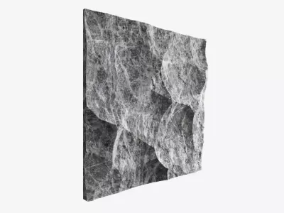 426-RockPanel rock wall art 3D model