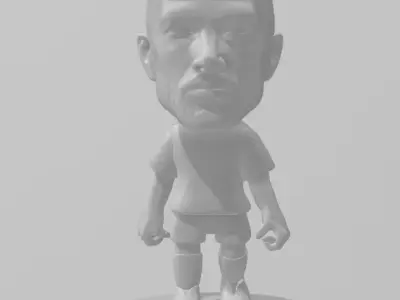 Edin Dzeko - Football Player 3D model