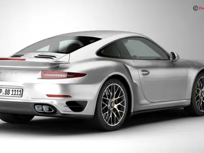 Porsche 911 Turbo S 2014 3D model