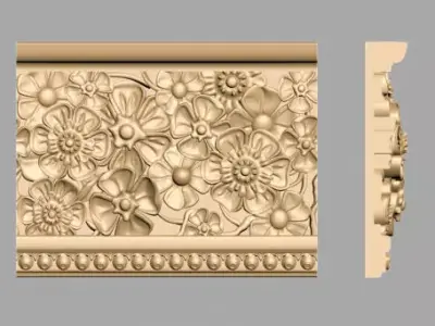 Carved Decor 3D model