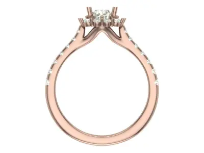 Diamond Ring 3D print model