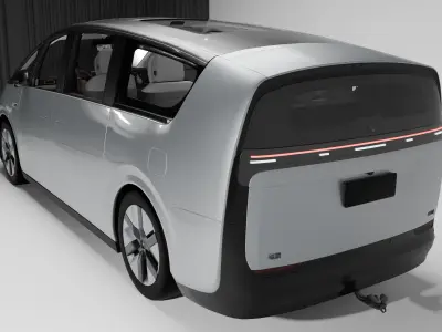 Li Auto Mega 2024 Low-poly 3D model