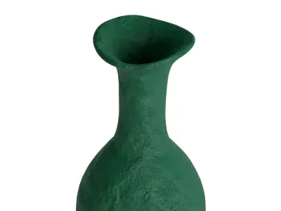 Irregular Narrow Metal Vase 3D model