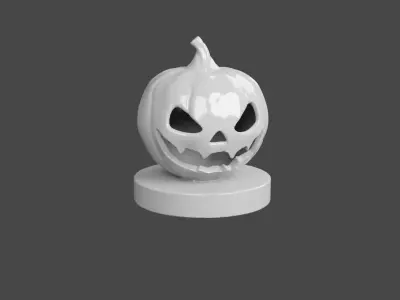 Halloween Pumpkin Figurine 3D Printable Model 3D print model