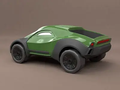 Armox concept vehicle 3D model