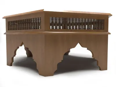 Islamic Mashrabiya Table 3D model